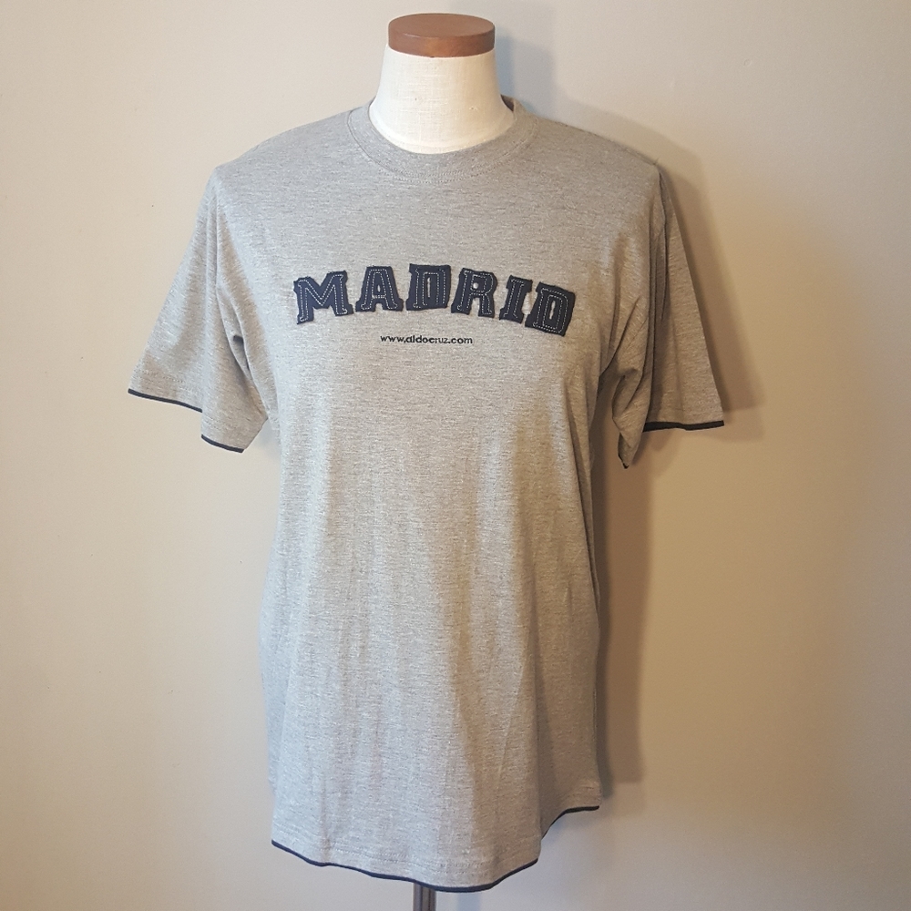 Grey Madrid Aldo Cruz T-shirt
